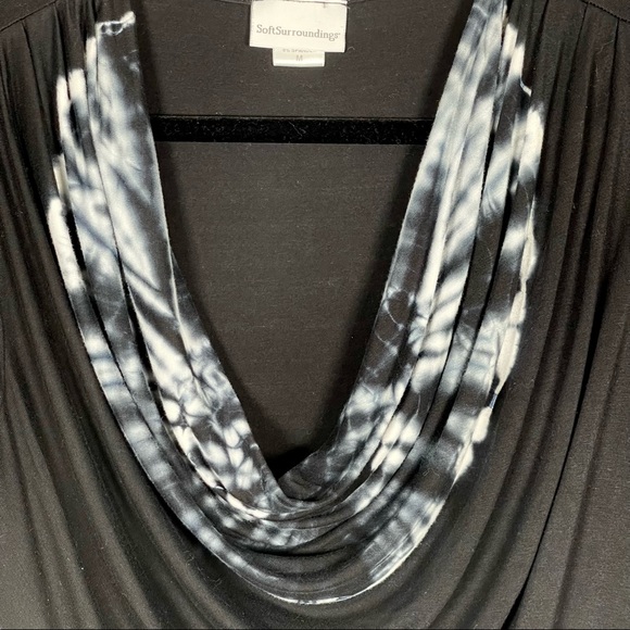 Soft Surroundings Scoop Neck Tie-Dye Top - Picture 5 of 6